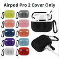 Airpods Pro2 Soft Silicone Protective Anti Dust Proof Case With Clip Holder High Quality Flexible Anti Scratch Cover Protection Pouch Various Colors Case Only