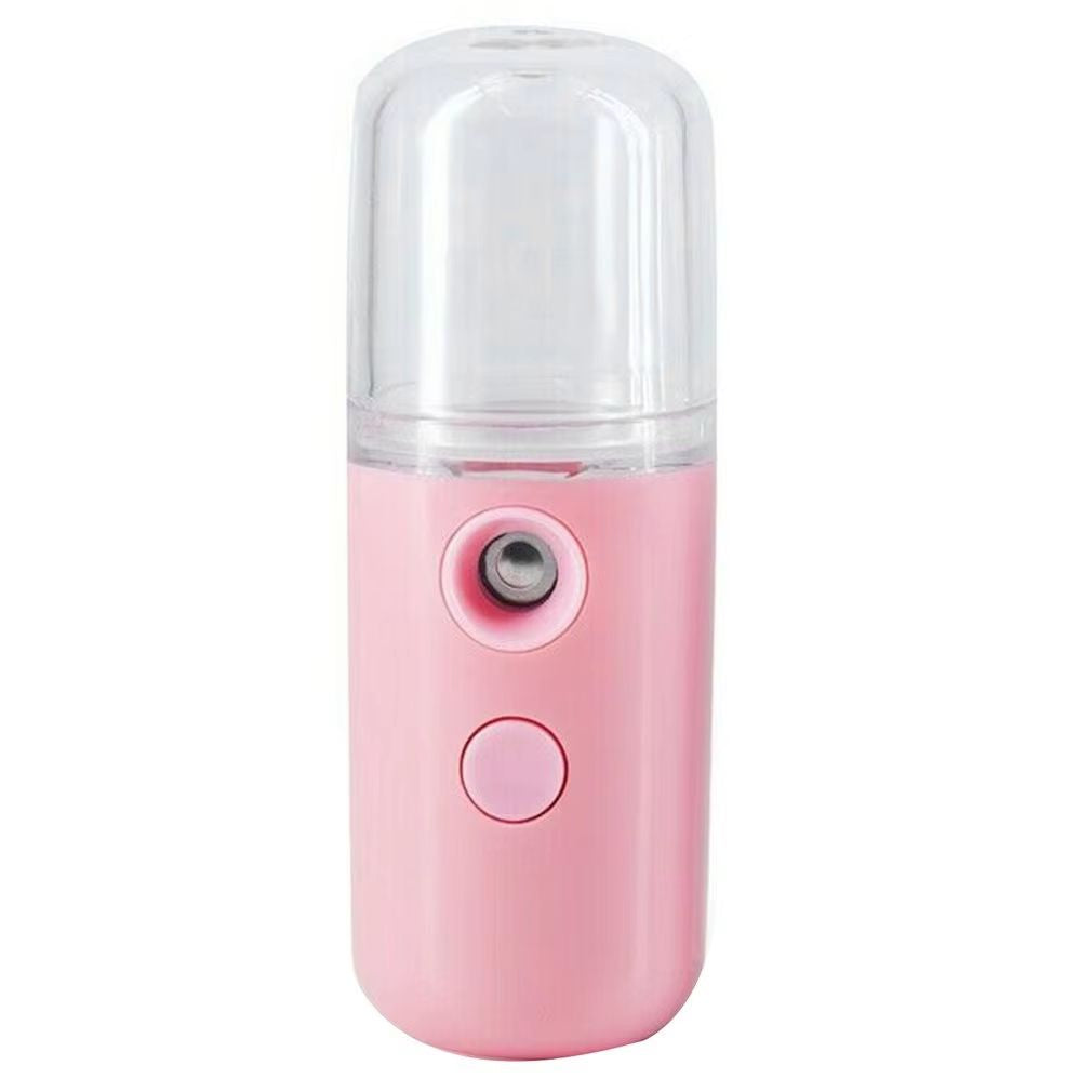 Portable Nano Water Refreshment Facial Makeup Water Mist Creat for Girls and Women Cool Summer Watering Cylinder