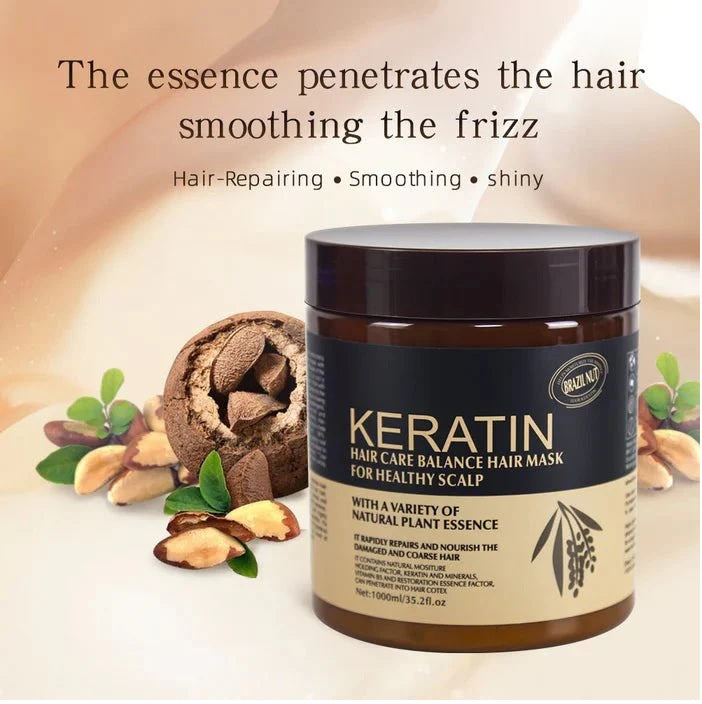 Keratin Hair Care Balance Hair Mask & Hair Treatment – (500ml) Sold by: Armall
