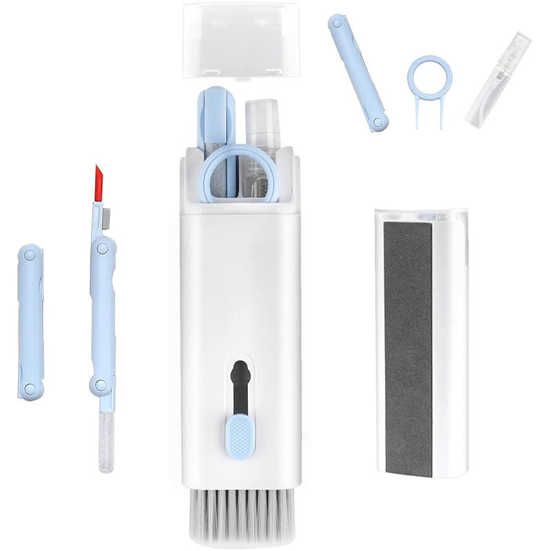 7 In 1 Computer Keyboard Cleaner Brush Kit Earphone Cleaning Pen For Headset Keyboard Cleaning Tools Cleaner Keycap Puller