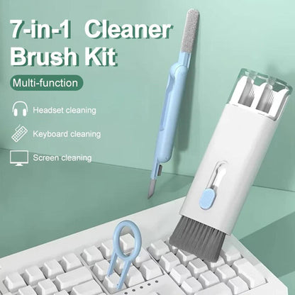 7 In 1 Computer Keyboard Cleaner Brush Kit Earphone Cleaning Pen For Headset Keyboard Cleaning Tools Cleaner Keycap Puller