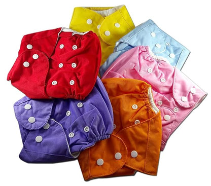 Button Diaper Adjustable Each Washable Cloth Diaper