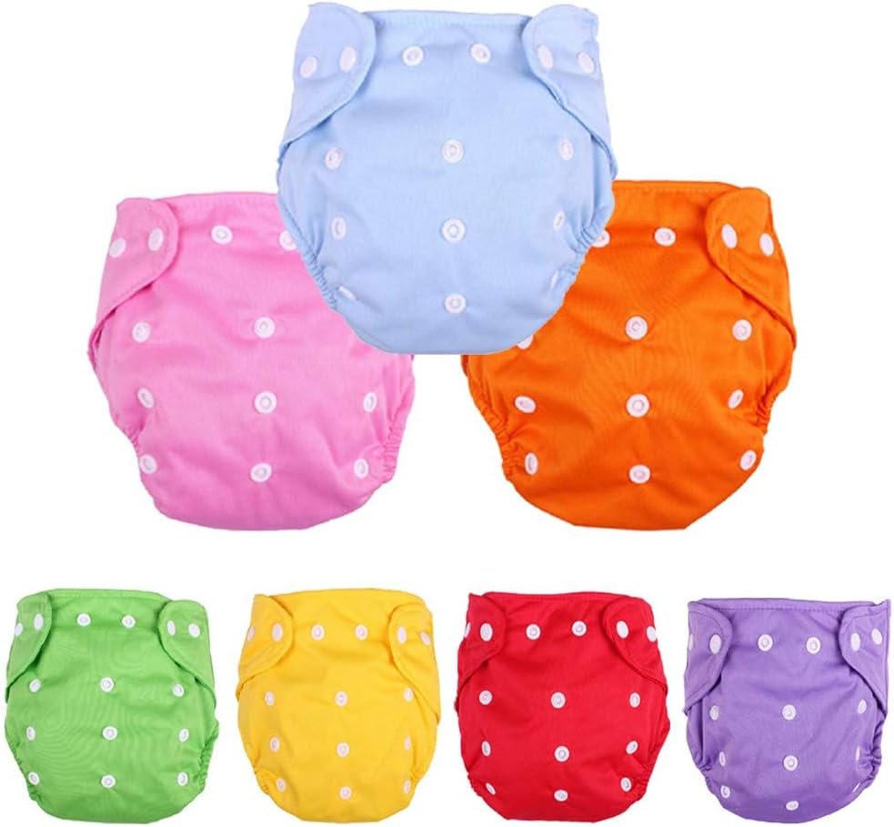 Button Diaper Adjustable Each Washable Cloth Diaper