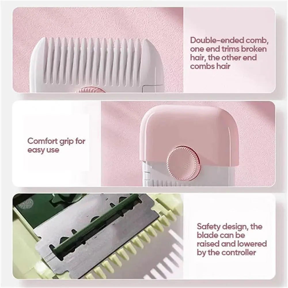 2 In 1 Hair Cutting Comb For Kids