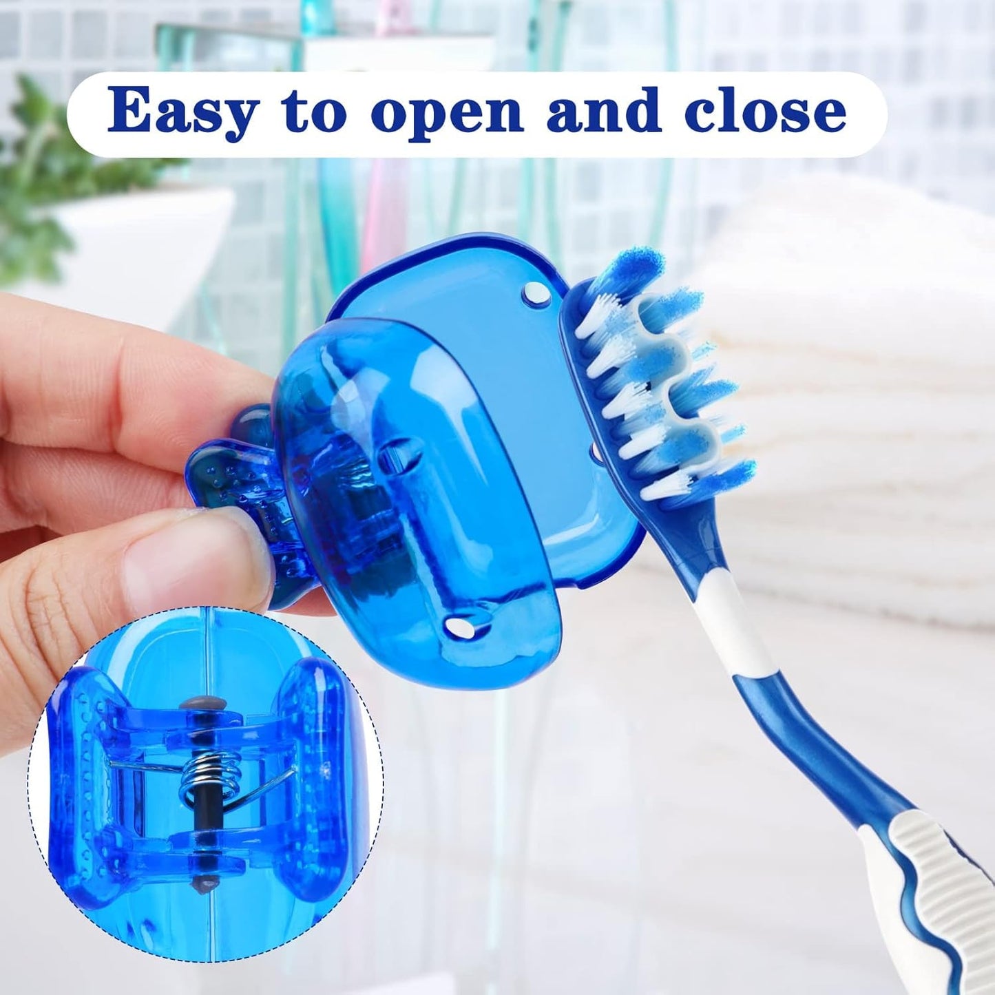 1pc Toothbrush Head Protective Cap Toothbrush Box Compact and Convenient Suitable for Home Travel Essential Toothbrush Storage
