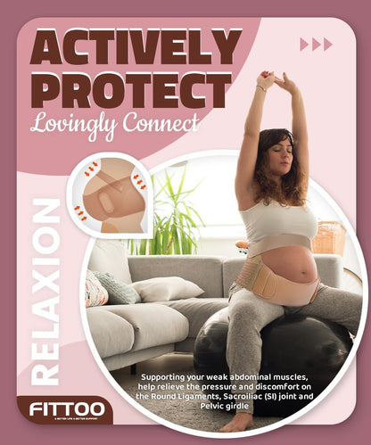 Women Pregnancy Support Belt Pregnancy Belt Support Brace Abdominal Binder Waist Support