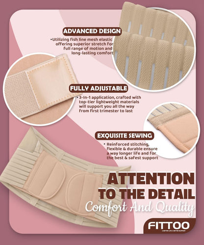 Women Pregnancy Support Belt Pregnancy Belt Support Brace Abdominal Binder Waist Support