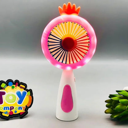 Rechargeable & Portable LED Lighting Mini Fan Electric Portable Mini Desk Fan