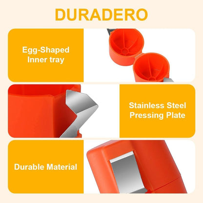 Portable Egg Opener Handheld Cracking Egg Opening Tool for Kitchen Cooking Baking Accessories Reusable Eggshell Separator