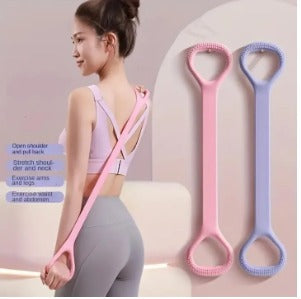 yoga belt Stretch Strap Yoga 8-figure Tensioner Yoga Tool Open Back