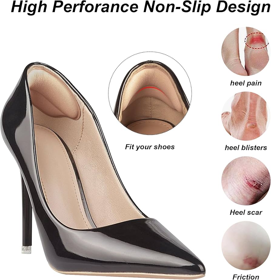 1 pair Butterfly Insole Pair Heel Liner Grips Protector Anti Keep Abreast Heel Pads Foot Care Insert Cushion