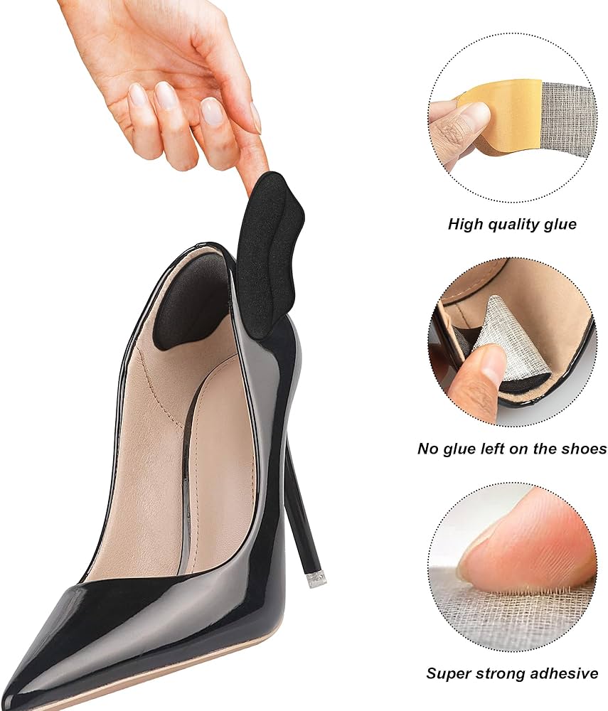 1 pair Butterfly Insole Pair Heel Liner Grips Protector Anti Keep Abreast Heel Pads Foot Care Insert Cushion