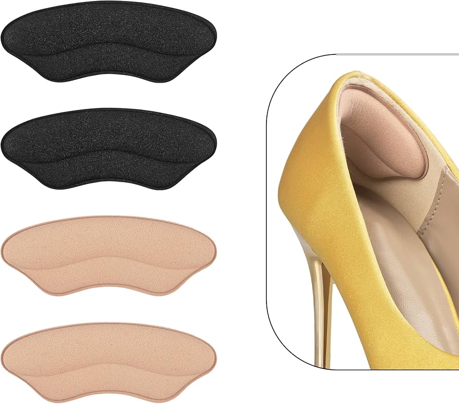 1 pair Butterfly Insole Pair Heel Liner Grips Protector Anti Keep Abreast Heel Pads Foot Care Insert Cushion