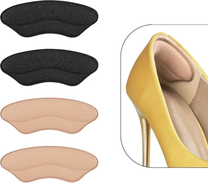 1 pair Butterfly Insole Pair Heel Liner Grips Protector Anti Keep Abreast Heel Pads Foot Care Insert Cushion