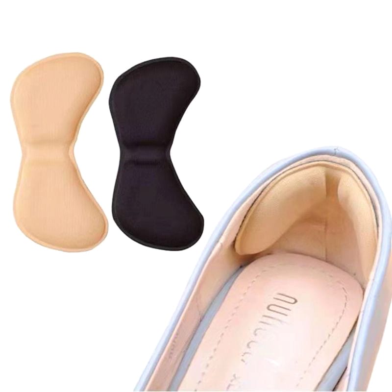 1 pair Butterfly Insole Pair Heel Liner Grips Protector Anti Keep Abreast Heel Pads Foot Care Insert Cushion