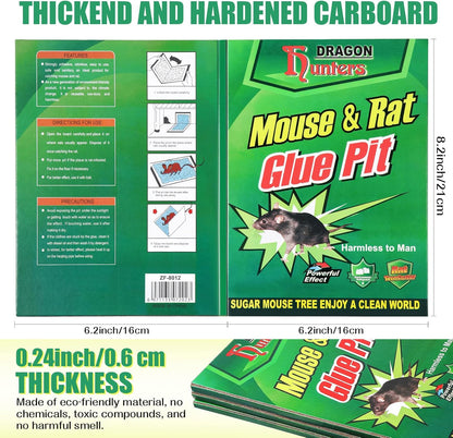 Sticky Mouse Board Efficient Strong Big Rat Paste Household Mousetrap Rat Poison Rat Glue Boards Clip