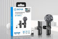 Boya Single MIC with Wind Muff Cover. (TypeC + iPhone)