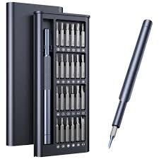 Precision Screwdriver Set with Case 24 in 1 Magnetic Mini Screwdriver Kit for Phones Computers Watches Glasses Game Consoles Cameras