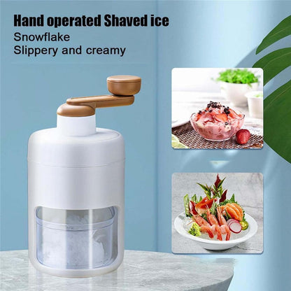 Manual Ice Crusher Gola Ganda Making Machine