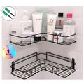 Corner Rack Bathroom Kitchen Punch Corner Frame Shower Shelf Wrought Iron Shampoo Storage Rack