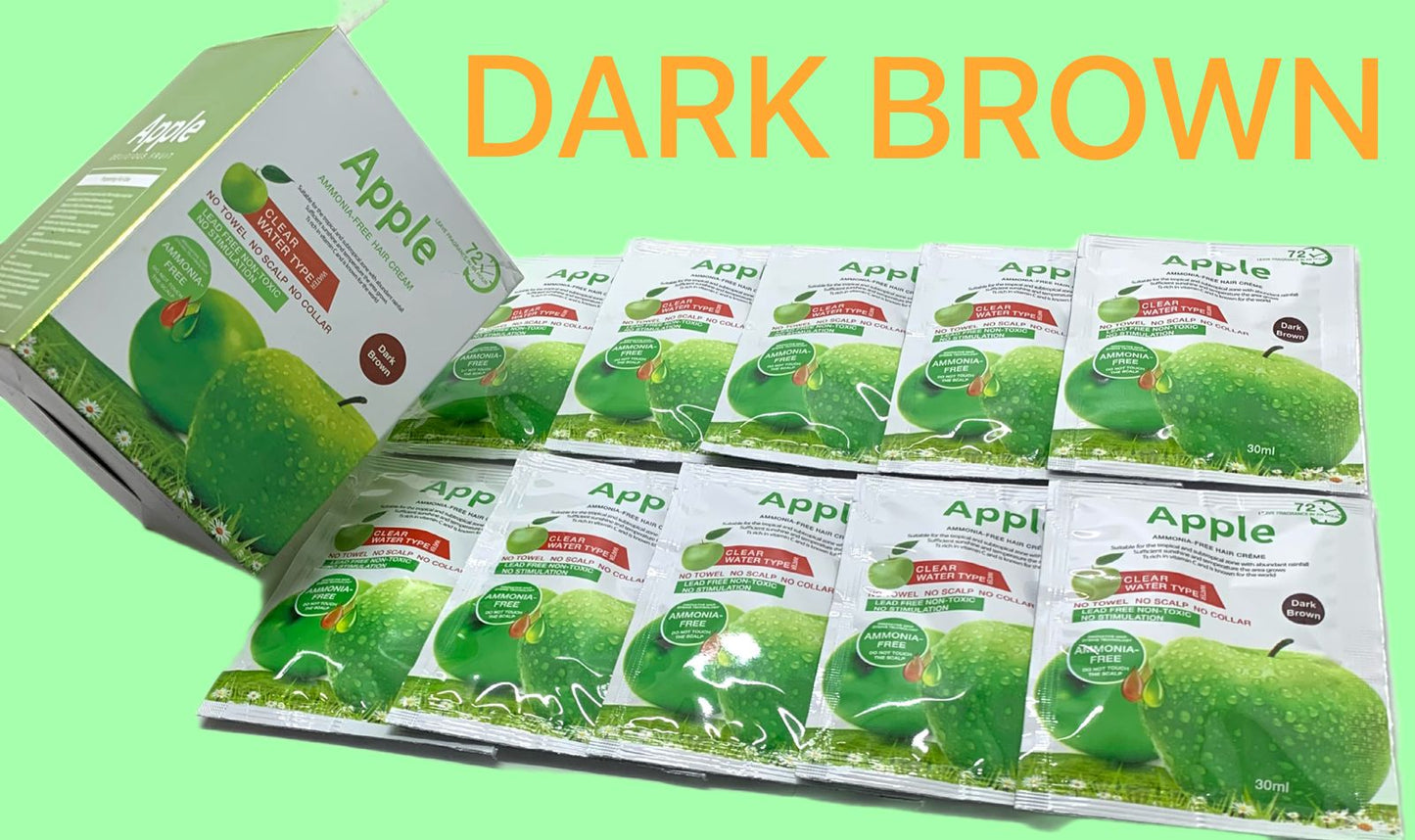 10 Pcs Box Hair Color Shampoo 30ml in Bags High Quality Home Use Fast Ammonia Free Black Hair Dye Cream No Damage to the Hair