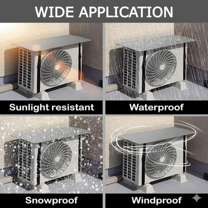 Ac Outdoor Unit Protector Heat Insulation Sunlight Shade Protector from Dust With Adjustable Buckle Rain Cover Air Conditioner Cover