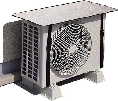 Ac Outdoor Unit Protector Heat Insulation Sunlight Shade Protector from Dust With Adjustable Buckle Rain Cover Air Conditioner Cover