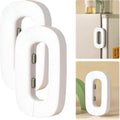 Child Safety Refrigerator Lock | Self-Adhesive Double Button Childproof Freezer & Fridge Lock for Kids