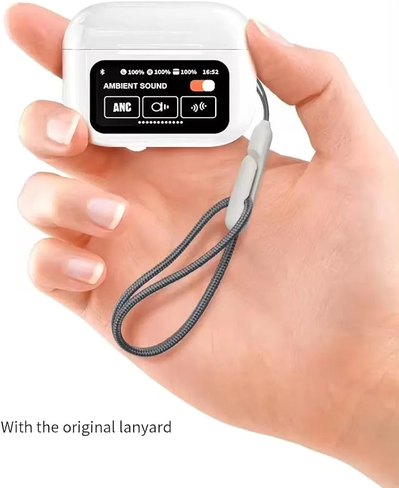 A9 Pro High Quality Sound, ENC Noise Reduction Wireless AirPods With Smart Touch Screen Control