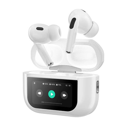 A9 Pro High Quality Sound, ENC Noise Reduction Wireless AirPods With Smart Touch Screen Control