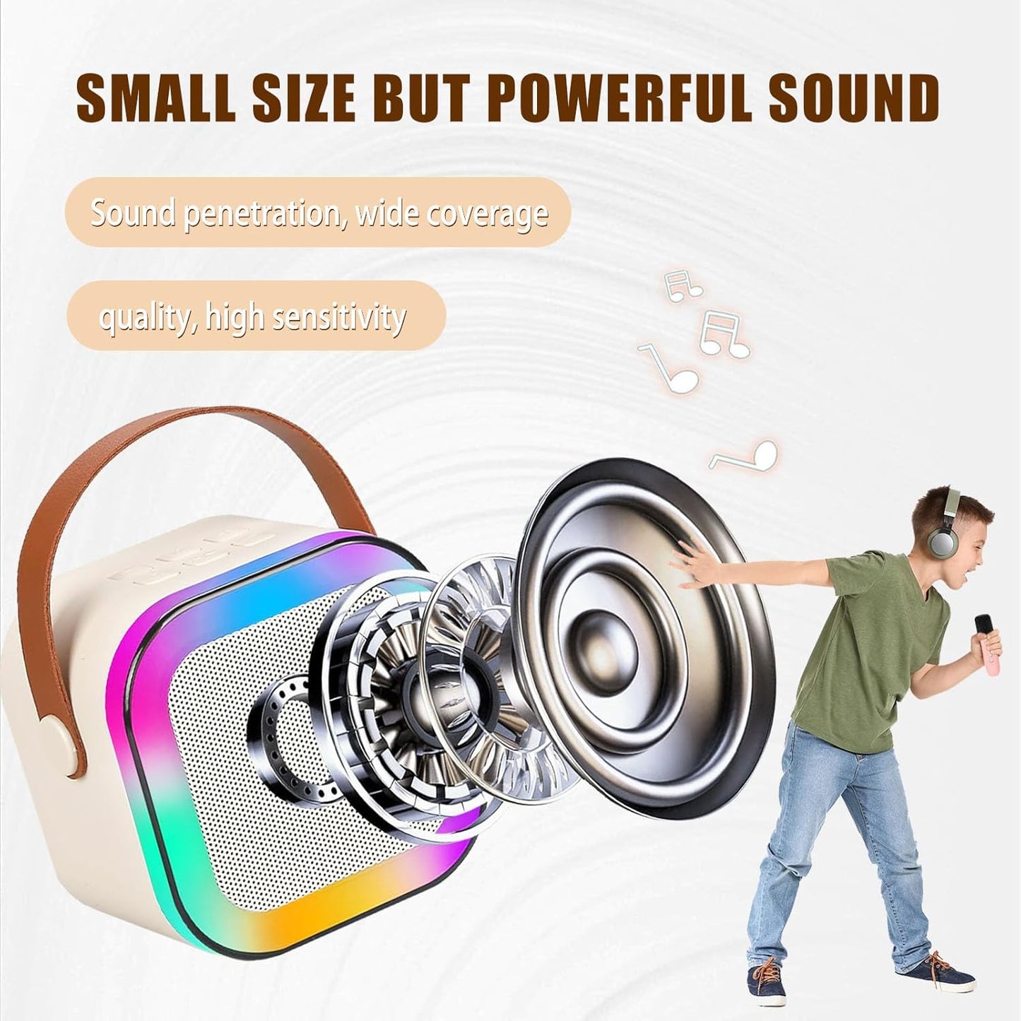 Double MIC WITH SPEAKER K12 Karaoke Machine
