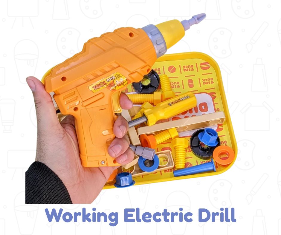 Electric Drill & Build Toy Set – Creative Construction Kit for Kids