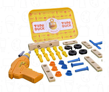 Electric Drill & Build Toy Set – Creative Construction Kit for Kids