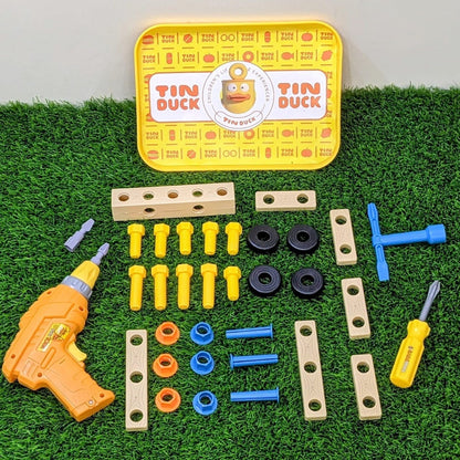 Electric Drill & Build Toy Set – Creative Construction Kit for Kids
