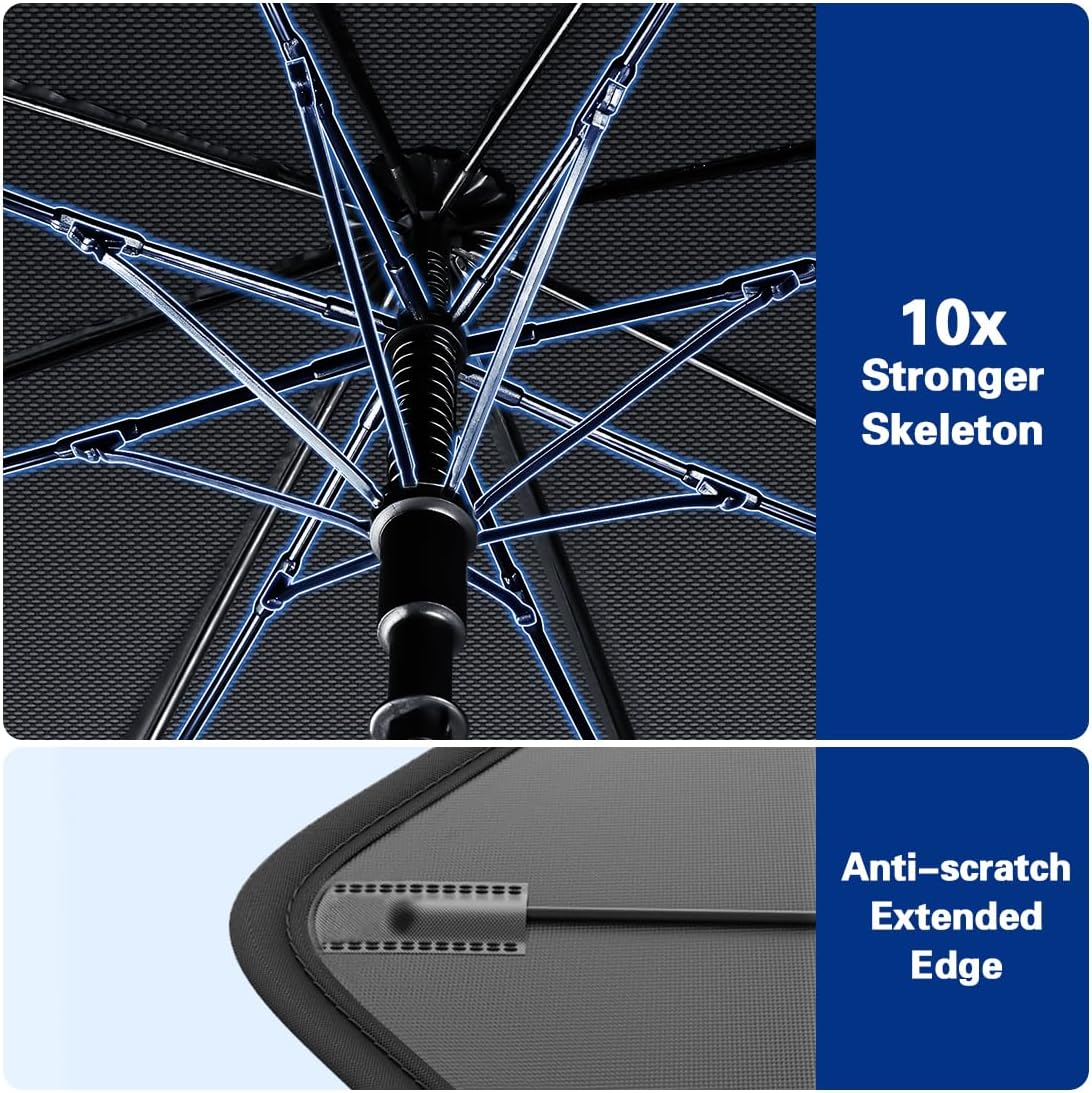 Car Sun Shade Umbrella Foldable Windshield Sun Protector UV Block Cover