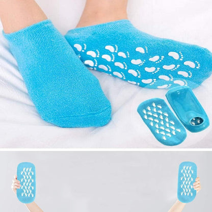 1 Pairs of Gel Socks - Soft Moisturising Socks, Gel Socks, Spa Socks, Super Soft Spa Socks with Gel, Moisturising Socks, Can be Used for Cracked Skin