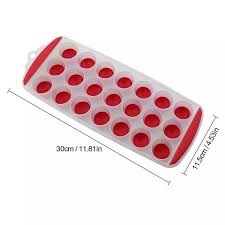 Silicon Ice Cube Tray With 11 Ice Cube Flexible Mold / Easy Push Pop Out Silicone Ice Tray Kitchen Tool Utensils For Freezer (Random Shap)