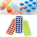 Silicon Ice Cube Tray With 11 Ice Cube Flexible Mold / Easy Push Pop Out Silicone Ice Tray Kitchen Tool Utensils For Freezer (Random Shap)