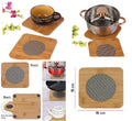 Wooden Coaster Bamboo Wooden Table Heat Pad