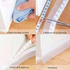 Door Sealing Adhesive Tape 5 METER Length Flexible Door Bottom Sealing Strip