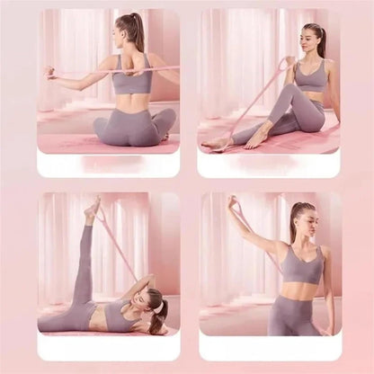 yoga belt Stretch Strap Yoga 8-figure Tensioner Yoga Tool Open Back