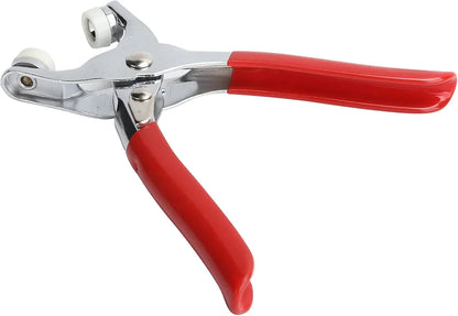 Plier Press Kit Stainless Steel Tip Button Snap Fastener Set Craft Sewing Hand Tools, Metal Snap Strap Fastener Plier Press Tool Kit Great for DIY Crafts Clothes Hats and Sewing