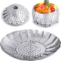Food Steamer Collapsible Expandable Steamer Insert for Vegetables, Dumplings & Food Cooking