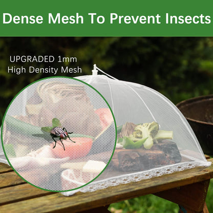 Foldable Mesh Food Cover Tent | Pop-Up Kitchen Food Protector for Fruits, Meals & Outdoor Dining