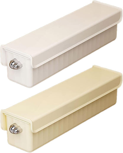 Wall Mounted Sock Storage Box with Drawer Compact Wardrobe Organizer for Socks Ties Underwear Closet Home Use
