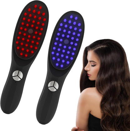 Steam Hair Comb 3D Massager for Head Ultrasonic Vibration Atomization Electric Massage Steam Hair Brush
