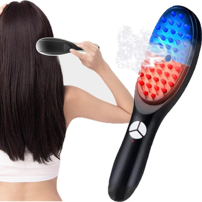 Steam Hair Comb 3D Massager for Head Ultrasonic Vibration Atomization Electric Massage Steam Hair Brush