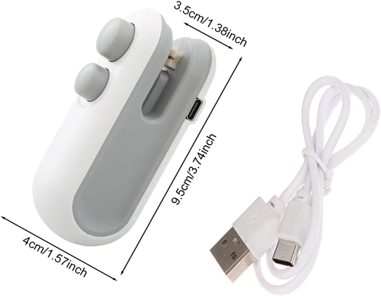 Mini Rechargeable Sealer Food Heat Bag Sealing Machine Package Sealing Bags Heat Plastic Food Bag Closing Portable Sealer