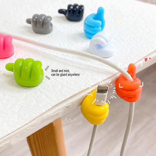 10 Pcs Silicone Thumb Wall Hook