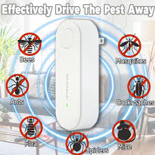 New Ultrasonic Insect Repellent Electronic Mosquito Repellent Mouse Spider Cockroach Portable Insect Killer
